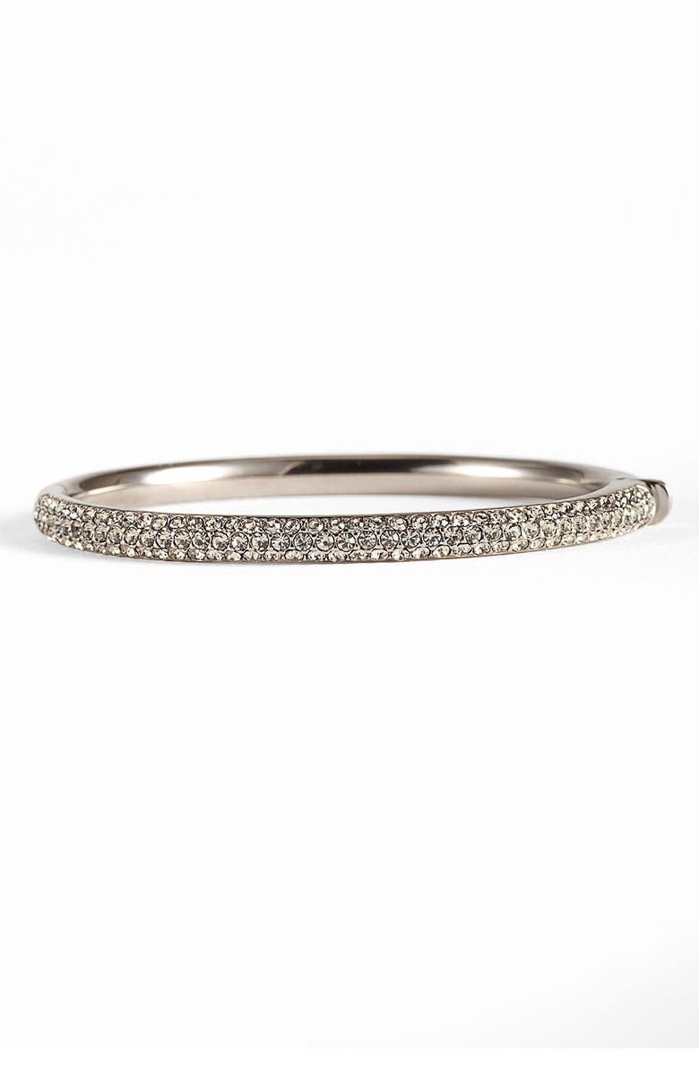 Nadri 'Pavé Bombe' Hinged Bangle, Main, color, 