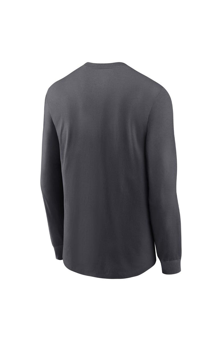 Nike Men's Nike Anthracite New York Giants Primary Logo Long Sleeve T-Shirt, Alternate, color, 