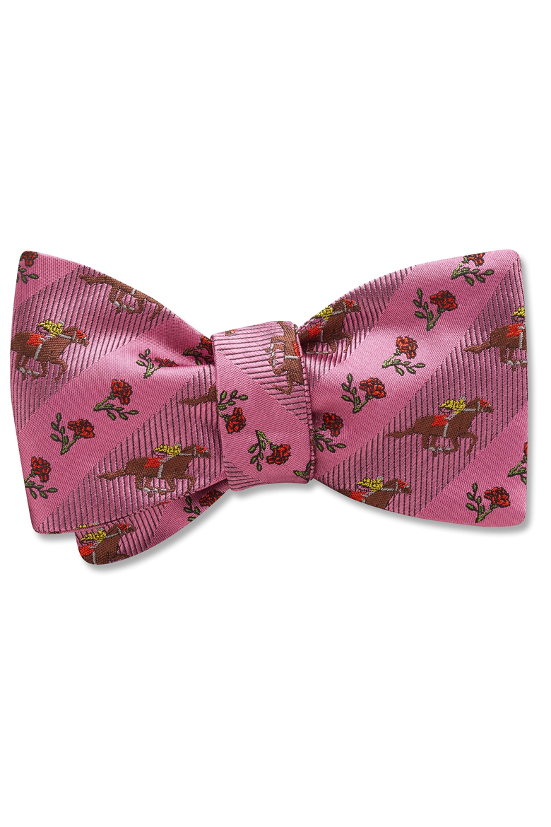 Run For The Roses Bow Tie, Main, color, Standard Pre-Tied