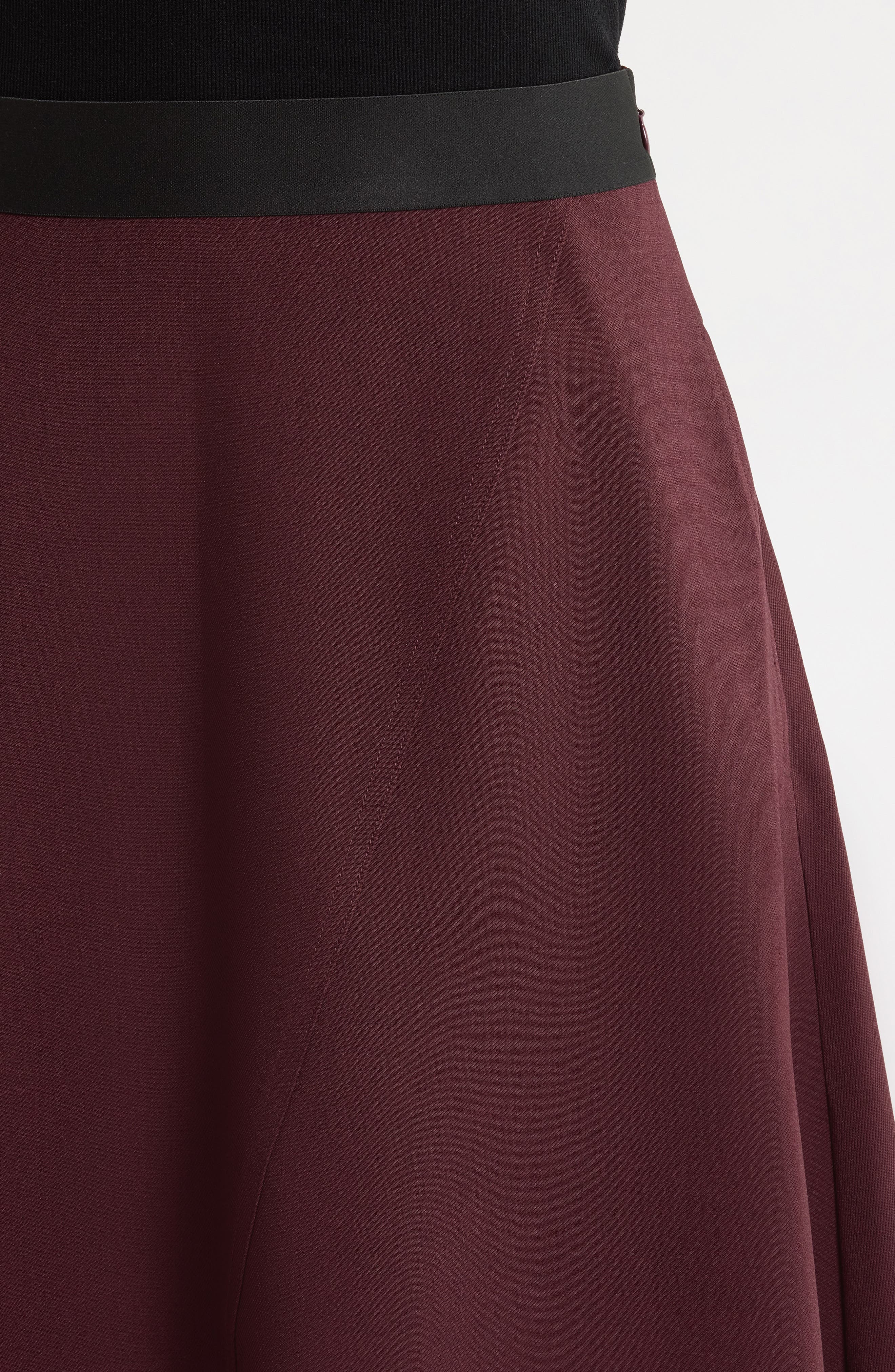 Asymmetrical Hem Midi Skirt thumbnail 4