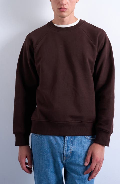 Boxy Raglan Sleeve Sweatshirt
