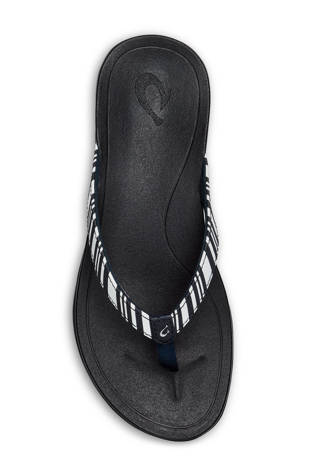 Ho Opio Flip Flop, Alternate, color, BLUE DEPTH / STRIPE