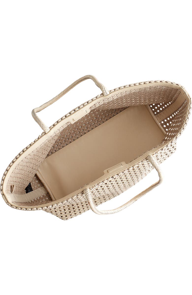 Madewell The Handwoven Cane Tote, Alternate, color, Alabaster