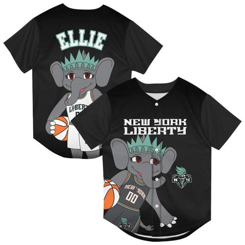 Preschool Outerstuff  Black New York Liberty Mascot Friend Mesh Fashion Jersey