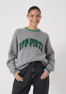 Hush Ellis Wool Blend Off-Piste Motif Sweater