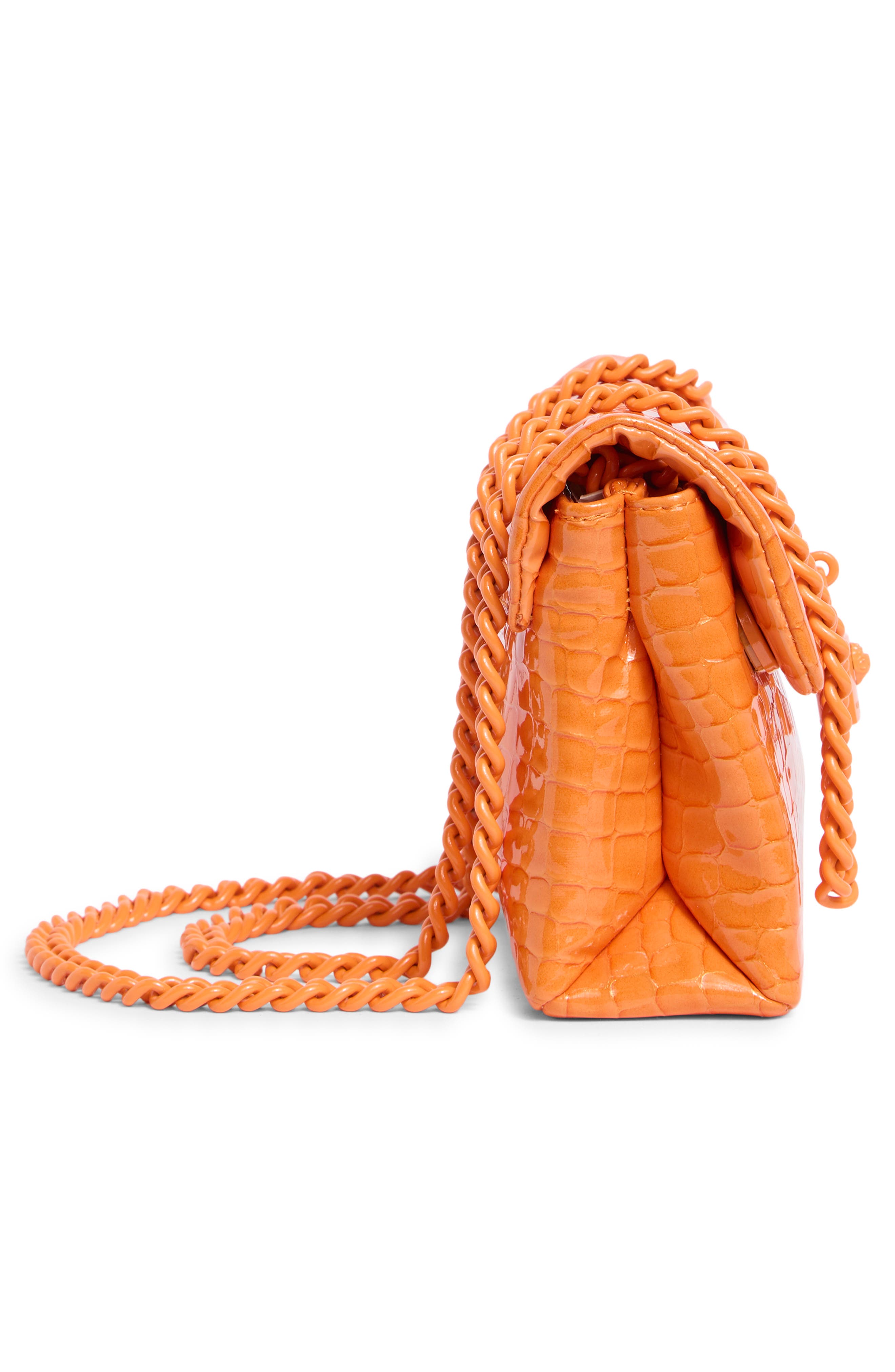 Kurt Geiger London Mini Brixton Croc Embossed Crossbody Bag, Alternate, color, 