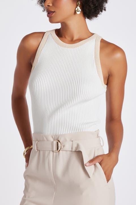 Candace Ribbed Sweater Tank