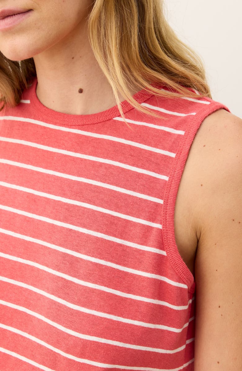Marine Layer Stripe Hemp & Cotton Blend Tank, Alternate, color, 