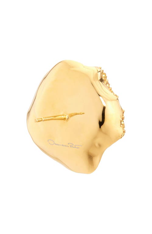 Oscar De La Renta Crystal Nest Stud Earrings