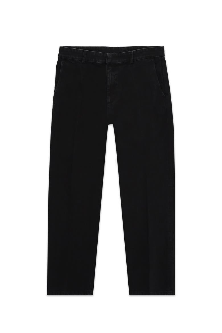 Maine Cotton Trousers, Main, color, Black