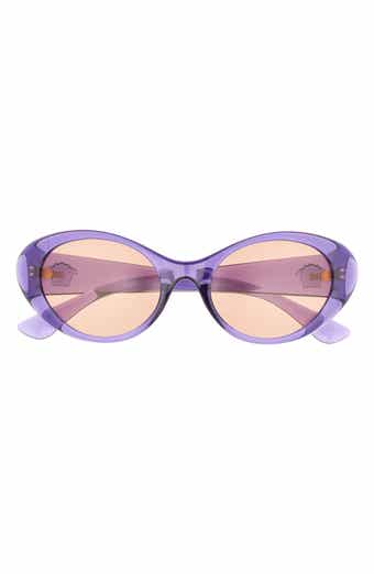Versace 53mm Oval Sunglasses