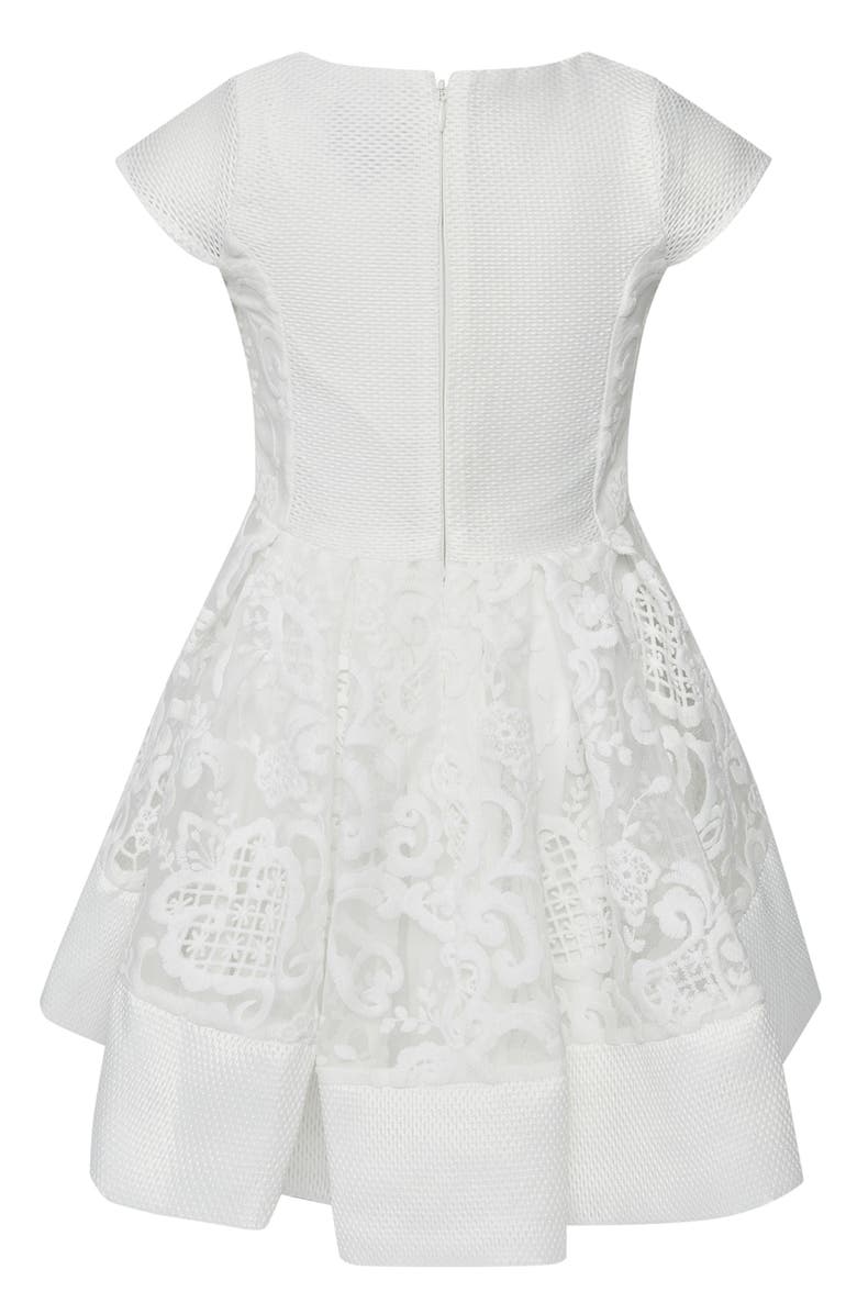 Bardot Junior Kids' Ava Starlet Embroidered Party Dress, Alternate, color, 