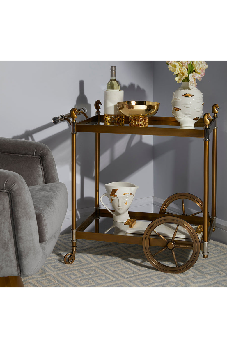 Jonathan Adler Gilded Giuliette Pitcher, Alternate, color,