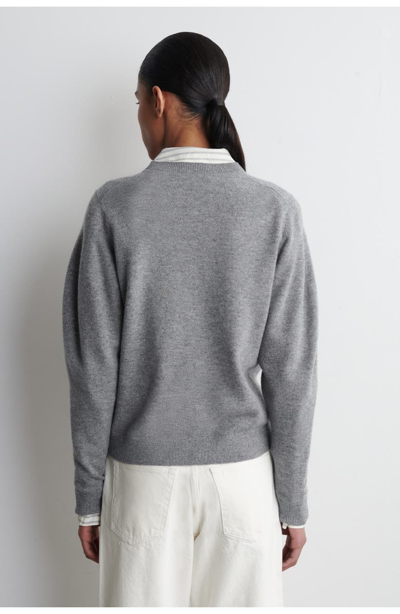 COS Balloon-sleeve Merino Wool Jumper, Alternate, color, Gray