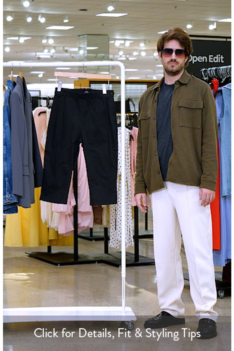 Calla Faux Leather Capri Pants video