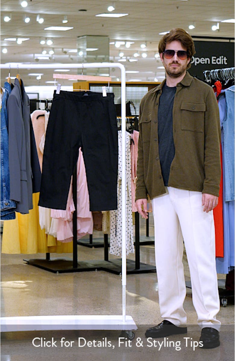 Calla Faux Leather Capri Pants, sales video thumbnail