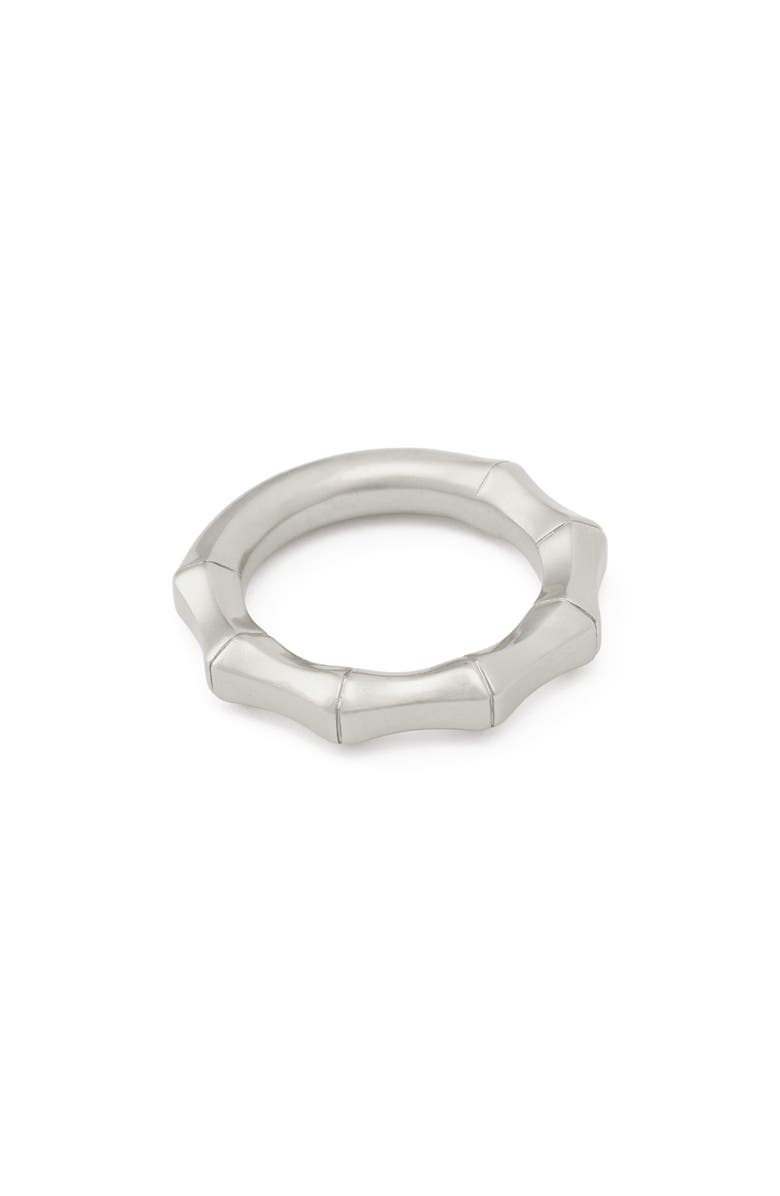AllSaints Angular Ring, Alternate, color, Warm Silver