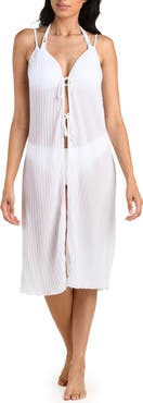 La Blanca Sunbeams Open Tie Front Cover-Up