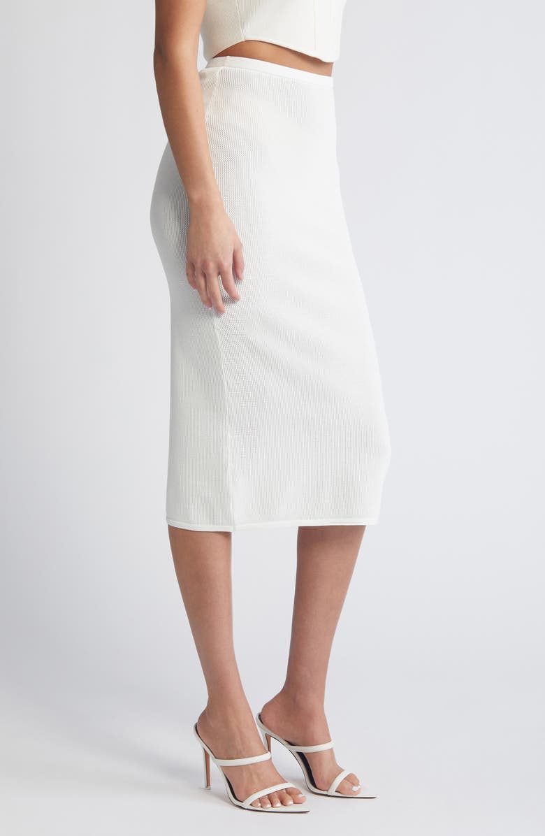 Mistress Rocks Placed Floral Mesh Midi Skirt, Alternate, color, 