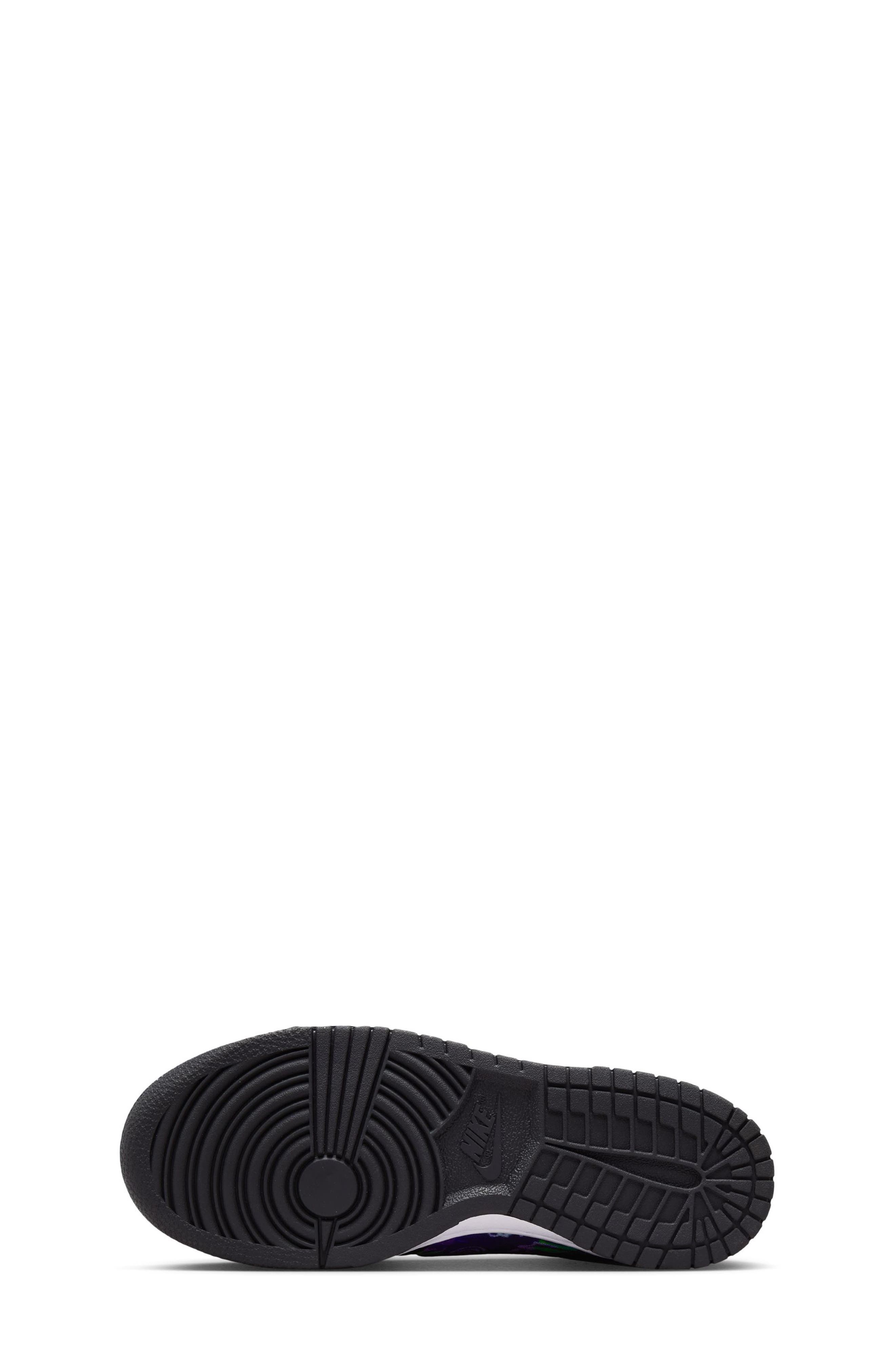 Kids' Dunk Low Basketball Sneaker, Alternate, color, 900 MLTCLR/BLACK