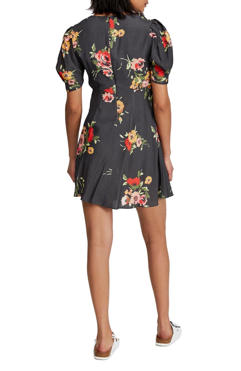 Free People Neon Garden Minidress, Alternate, color, 