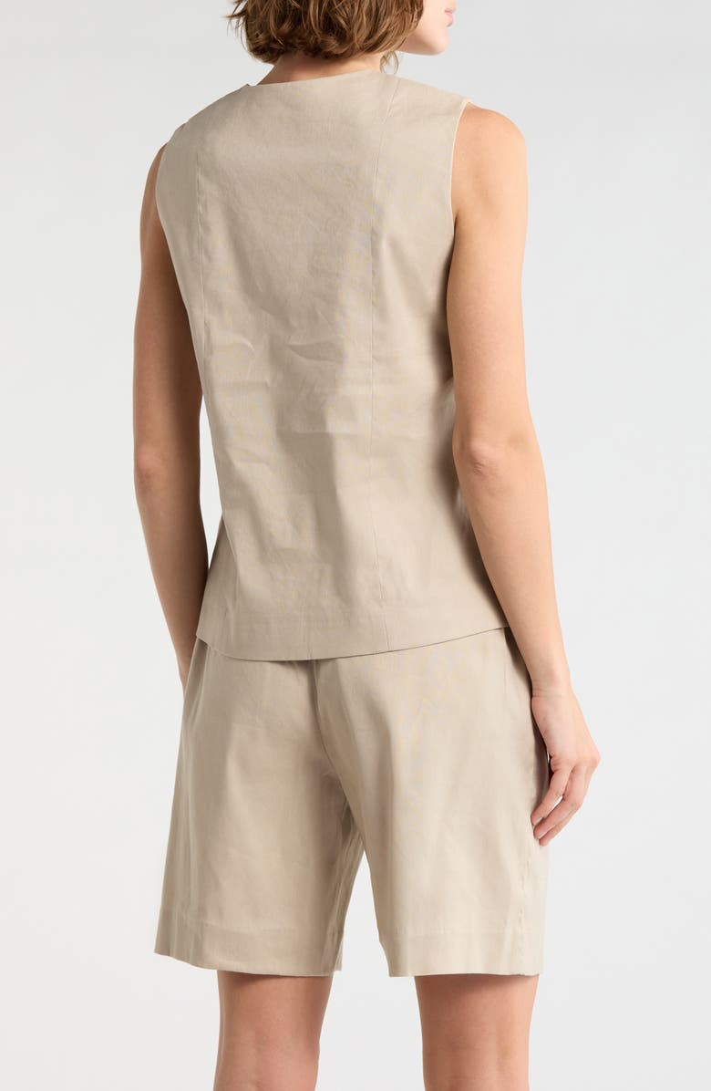 rag & bone Belle Three Button Vest, Alternate, color, Sanst