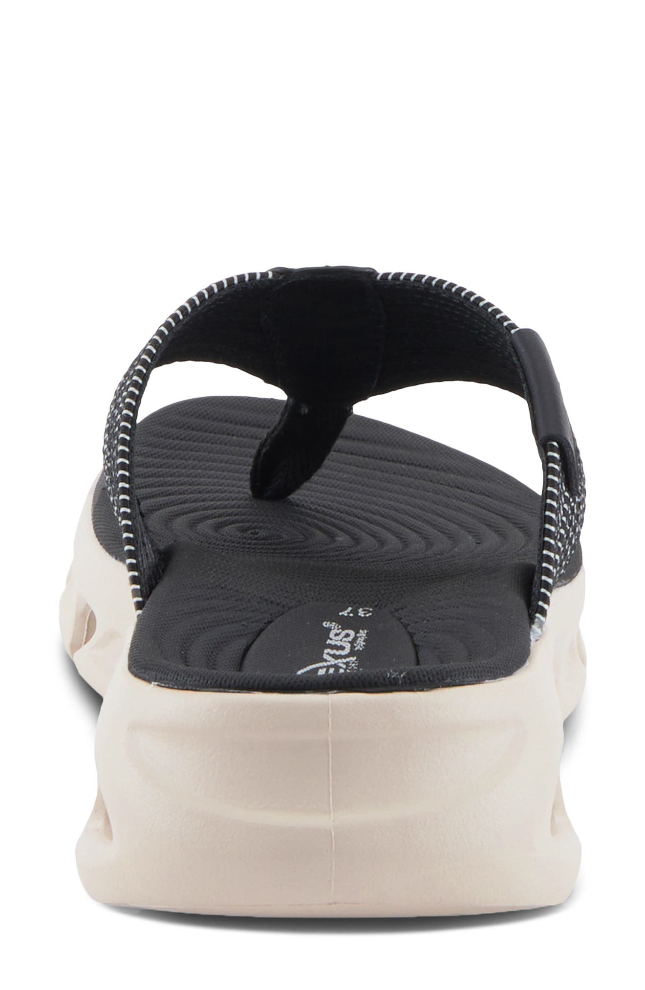 Flexus by Spring Step Galla Platform Wedge Flip Flop, Alternate, color, Black