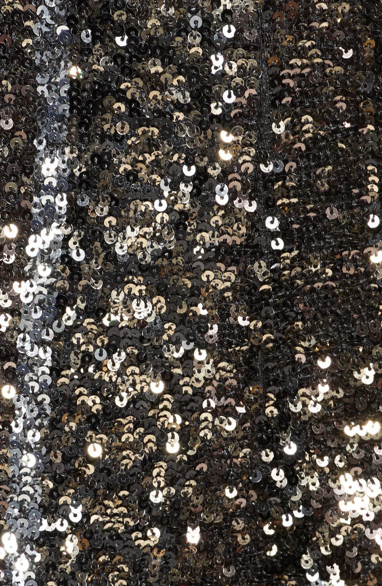 Bardot Disco Sequin Halter Neck Jumpsuit, Alternate, color,