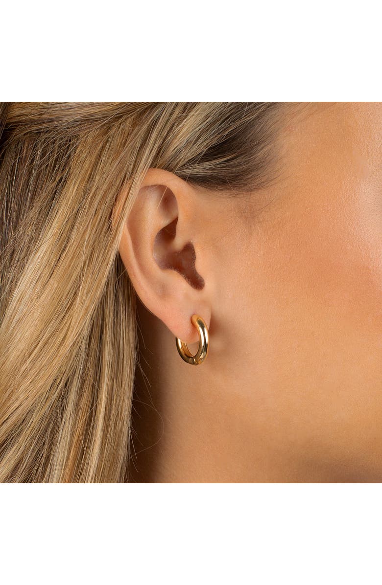 BY ADINA EDEN Classic Tube Hoop Earring, Alternate, color, 