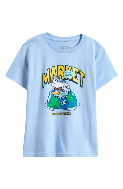Kids' SMILEY® Mini Market Chill Out Graphic T-Shirt (Little Kid & Big Kid)