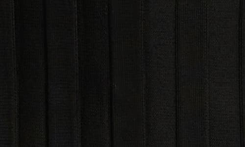 Khaite Cosette Semisheer Silk Blend Rib Knit Top In Black