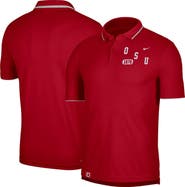 Nike Men's Nike Scarlet Ohio State Buckeyes Wordmark Performance Polo