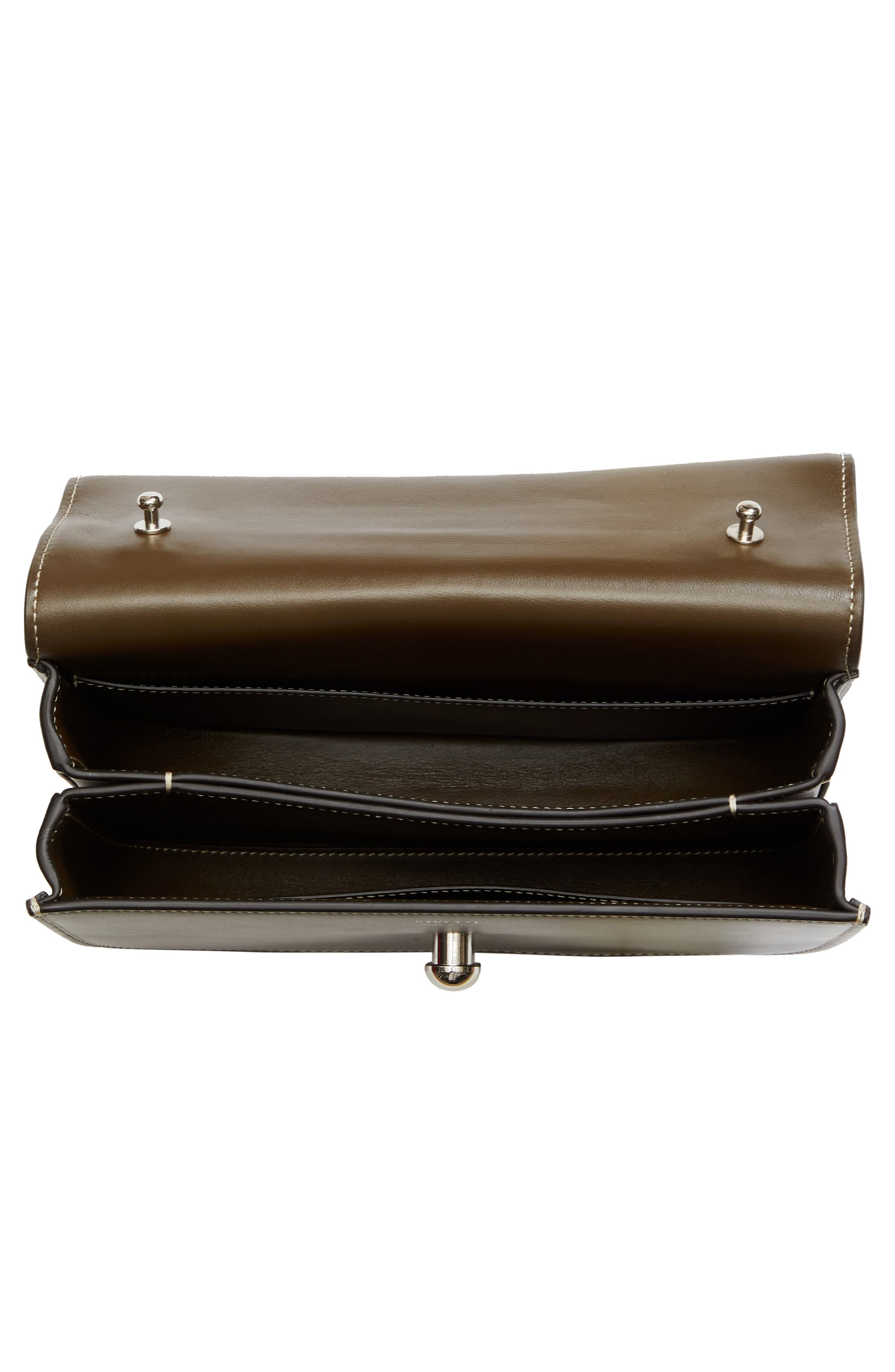 SAVETTE Tondo 22 Leather Crossbody Bag, Alternate, color, Mink