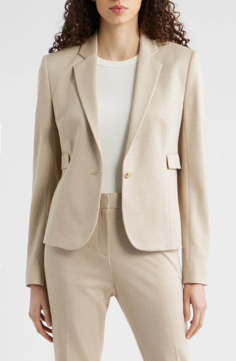 BOSS Performance Jacket, Main, color, Beige