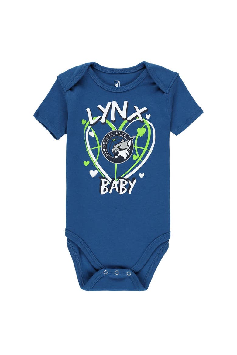Infant Outerstuff  Minnesota Lynx Slide Home 3-Piece Creeper Set, Alternate, color, Navy