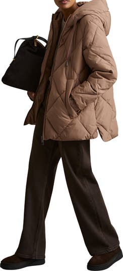 【海外限定】REISSジャケット☆Thea Quilted Woven Jacket Reiss Thea Quilted Woven Jacket In Mink Neutral - 47% Off