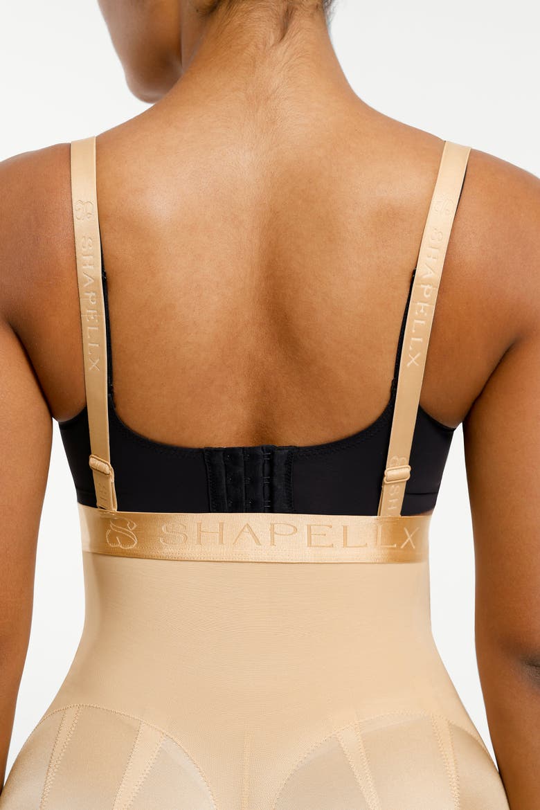 Postpartum Side Zipper Support Shorts, Alternate, color, Cream Beige