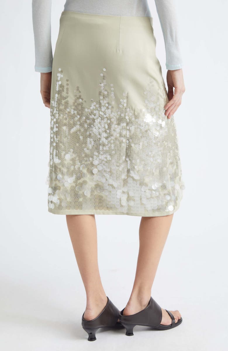 Paloma Wool Ara Paillette Skirt, Alternate, color, 246 - Khaki