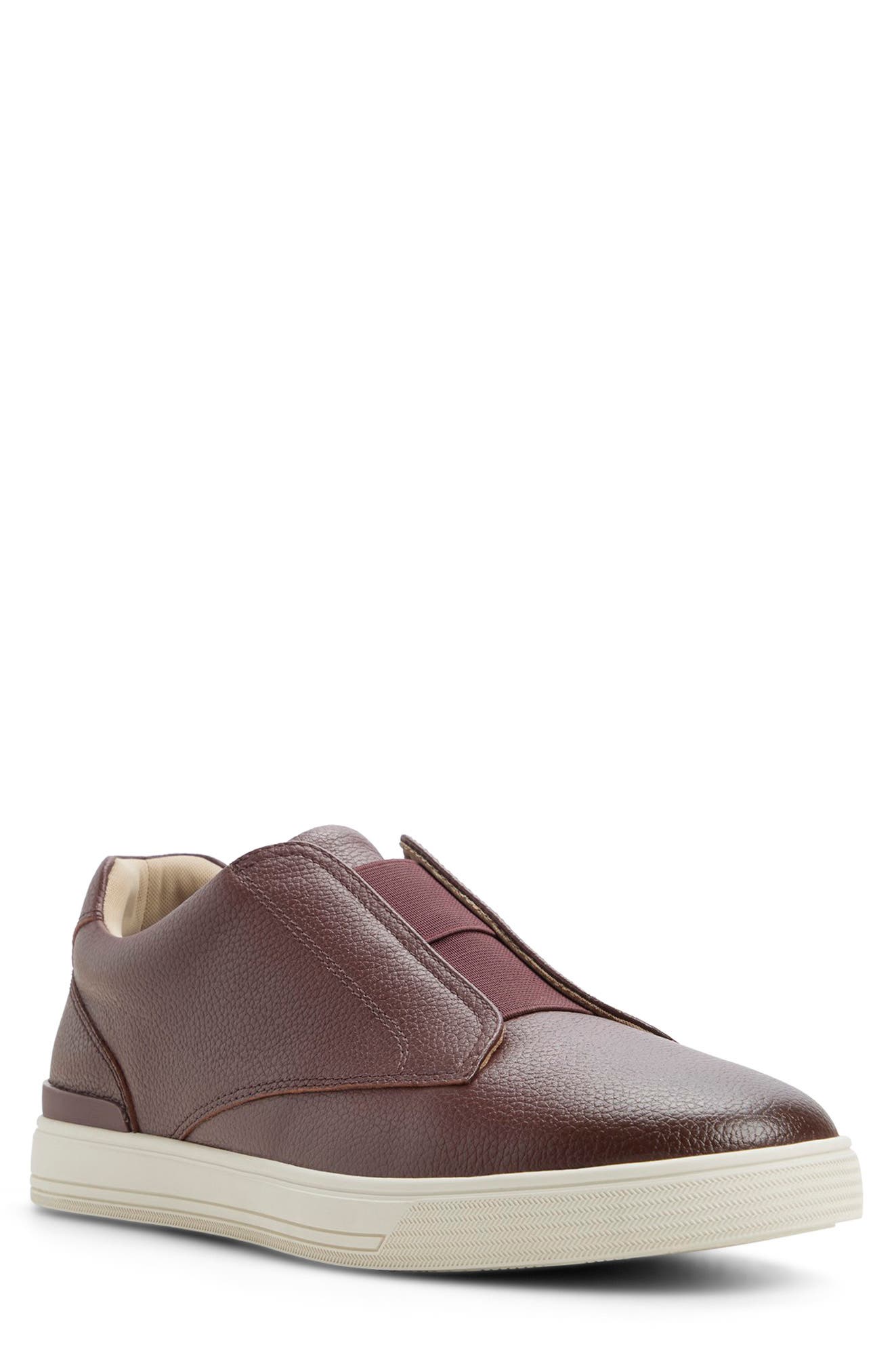 Brenton Slip-On Sneaker, Main, color, BROWN