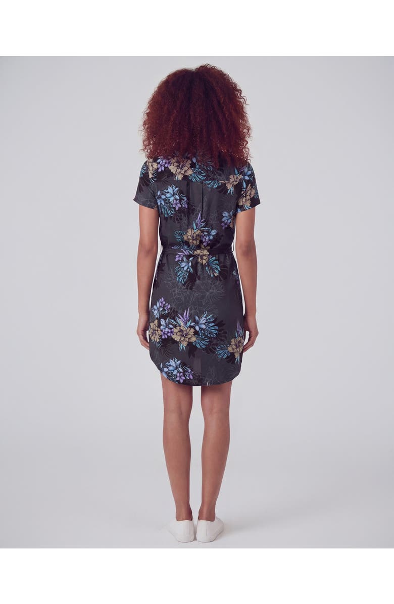 Lords of Harlech Exotic Floral Womens Shirt Dress, Alternate, color, Exotic Floral Black
