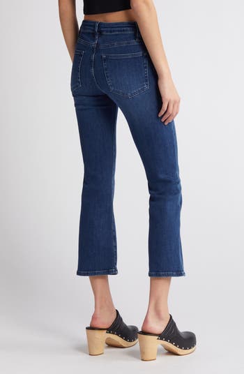 Frame Le Crop Mid-Rise Mini Bootcut Scalloped shops Hem Jeans