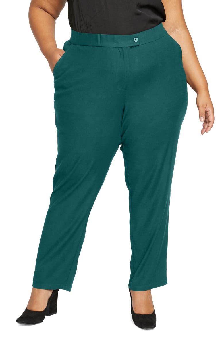 Universal Standard Meg Luxe Pants, Main, color, Scarab