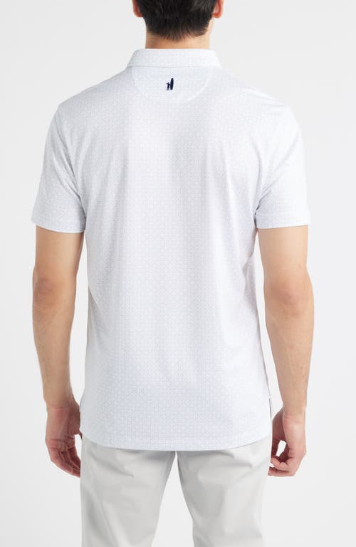 Johnnie-o Torres Performance Jersey Polo In White