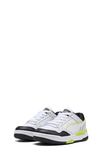 Puma Kids' Rebound Retro Low Top Sneaker In White