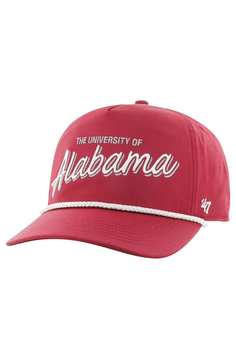 '47 Men's '47 Crimson Alabama Crimson Tide Fairway Hitch Adjustable Hat, Main, color,