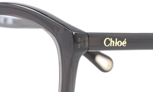 Chloé Cat Eye-frame Bio Acetate Optical Frames In Grey Grey Transparent