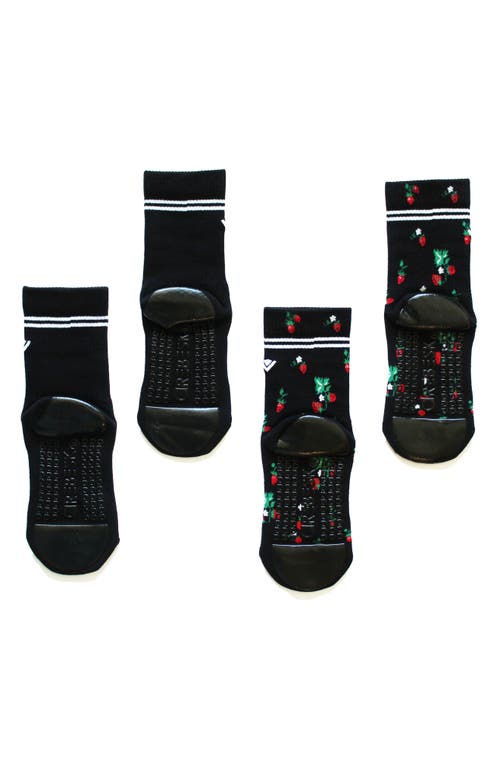 Arebesk 2-pack Classic Crew Grip Socks In Multi