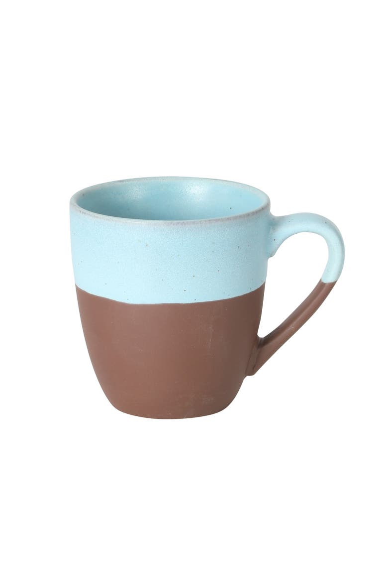 William Crest 4-Piece Reactive Glaze Stoneware Coffee Mug Set, Alternate, color, Multicolors