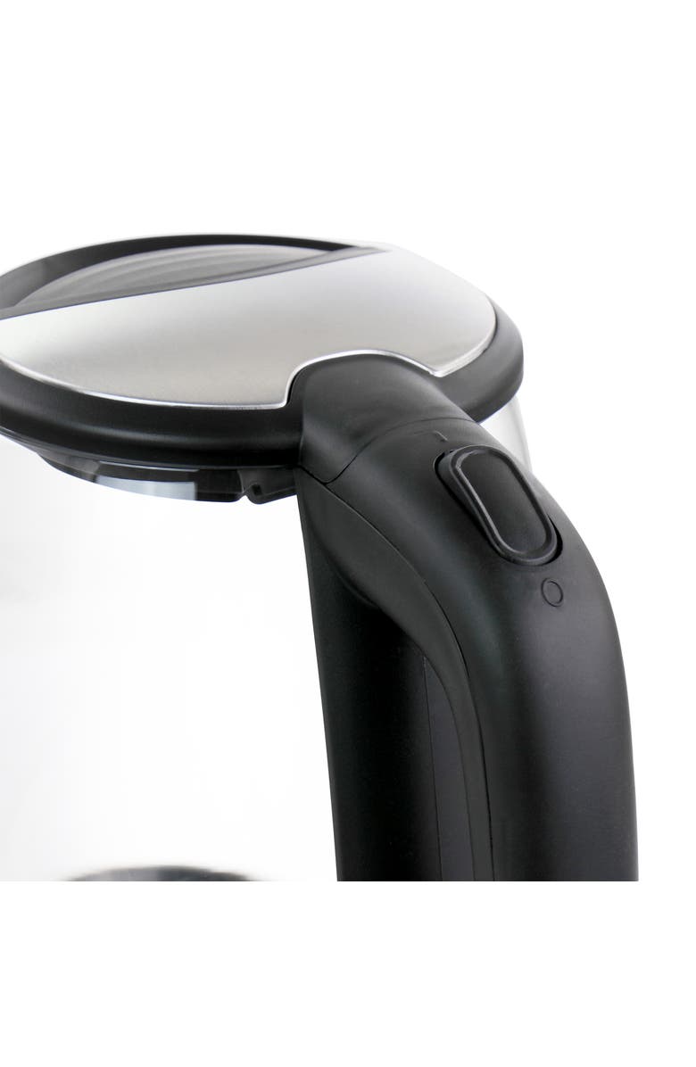 Better Chef 1.7 Liter 360 Degree Glass Cordless Electric Kettle, Alternate, color, Silver