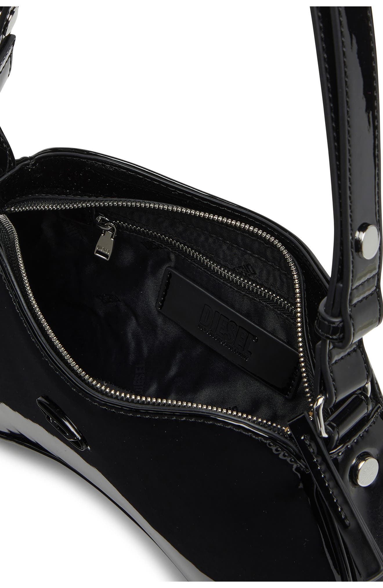 Play Play Faux Leather Shoulder Bag, Alternate, color, BLACK